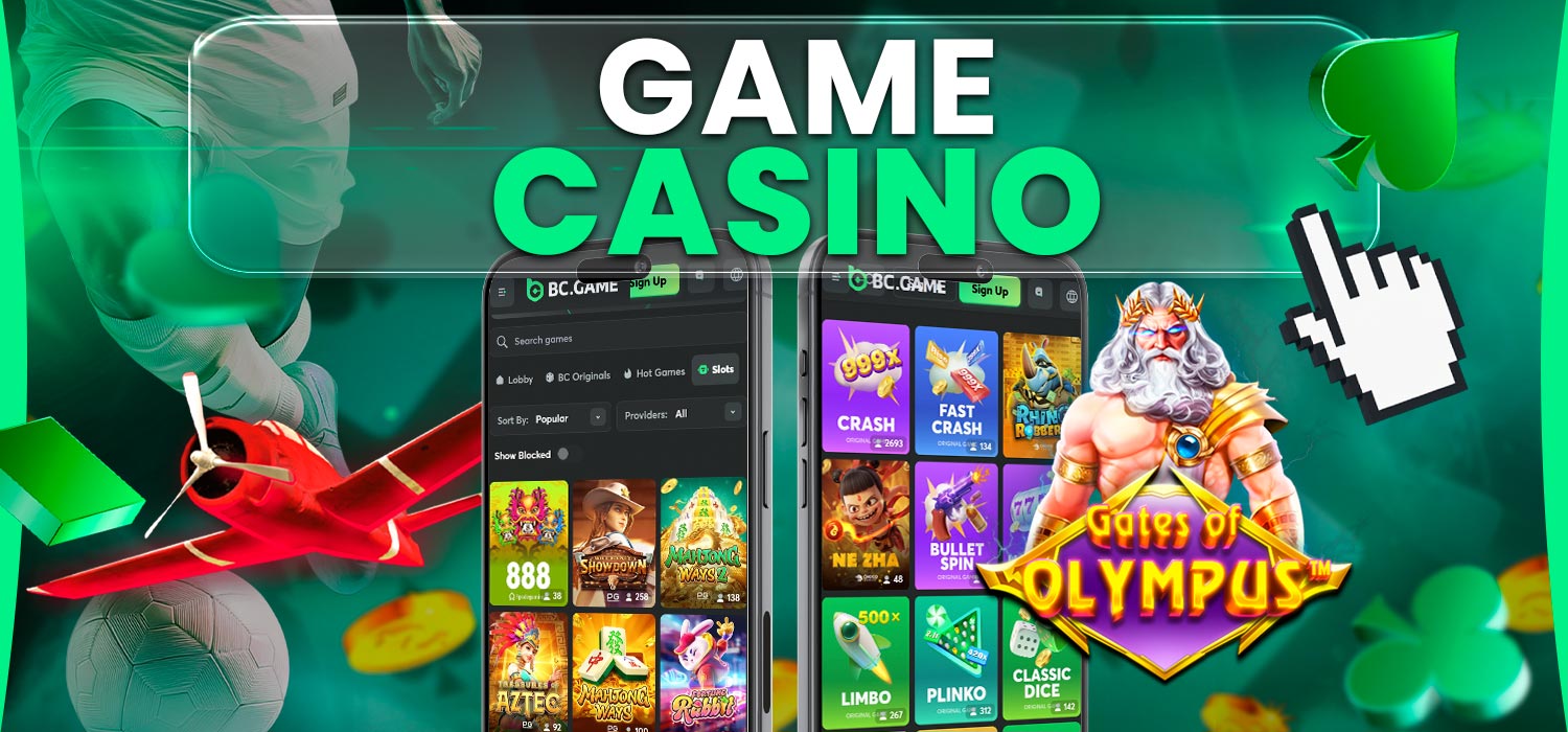 Online casinospellen voor casinogebruikers.